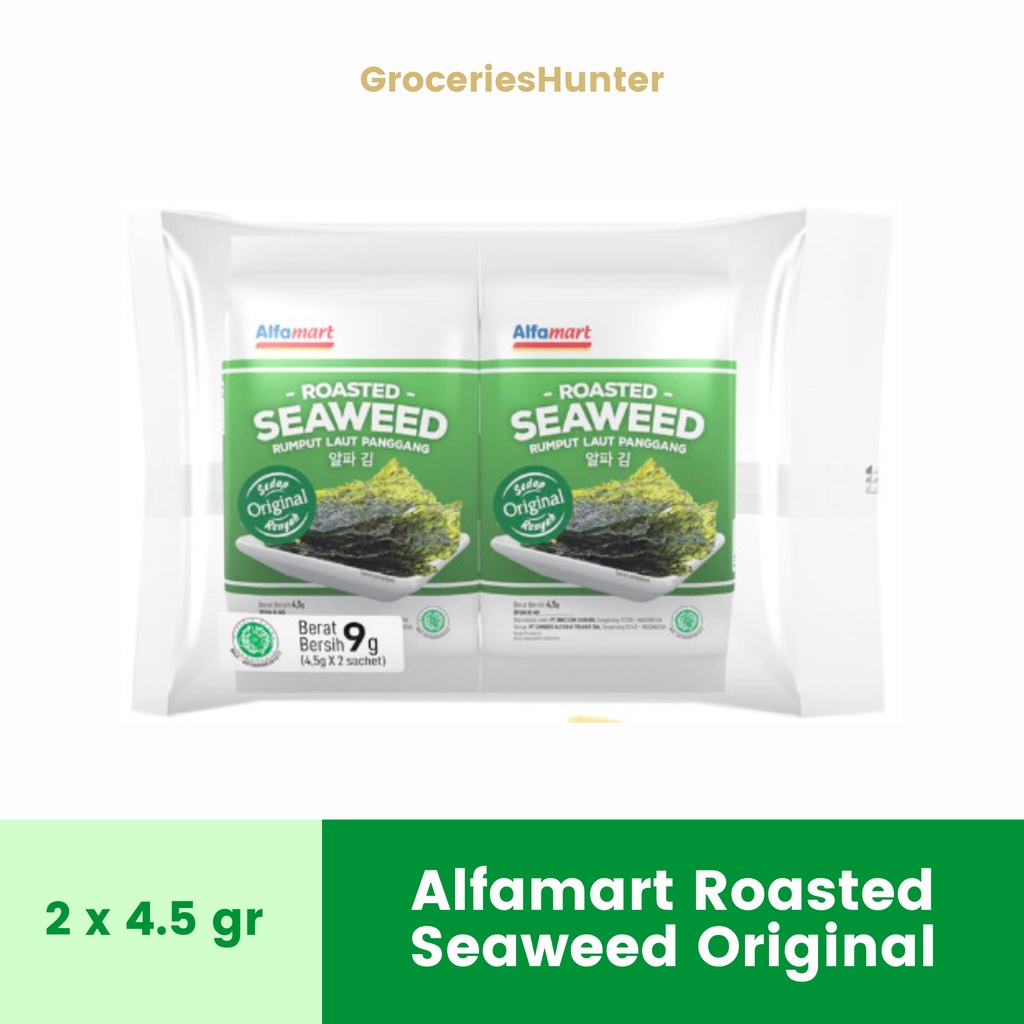 

Alfamart Roasted Seaweed Original Nori 2 x 4,5 gr