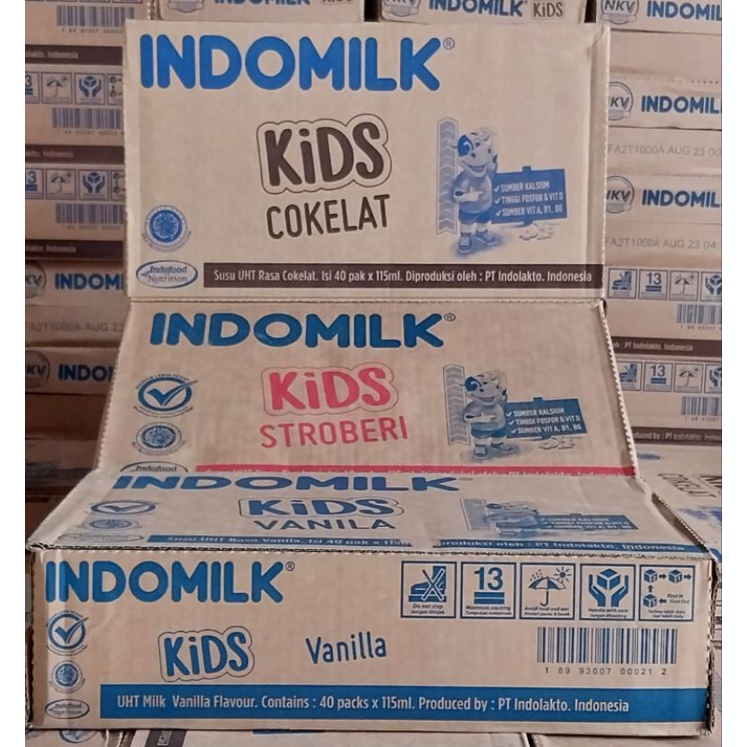 

INDOMILK KIDS 115ML SUSU KOTAK ISI 40 PCS