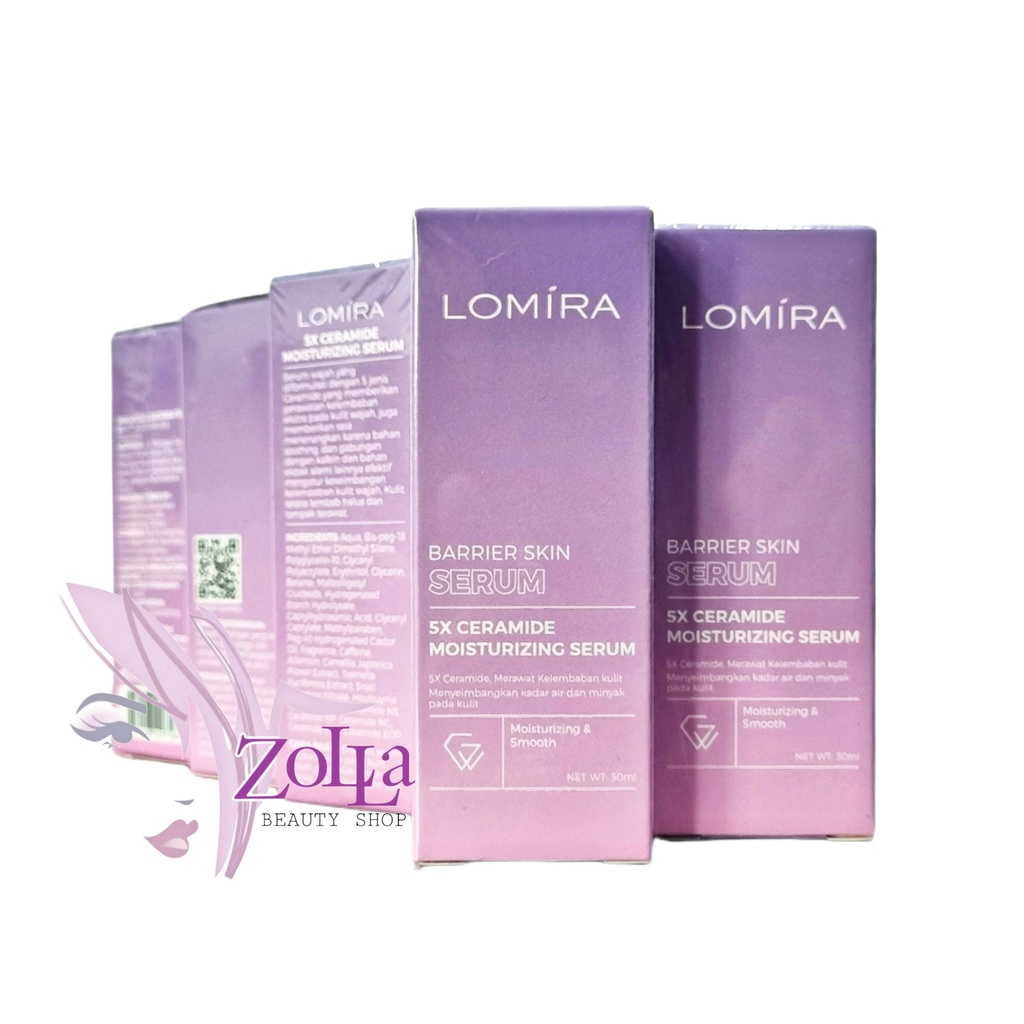 LOMIRA 5X CERAMIDE MOISTURIZING SERUM - BPOM - SERUM PELEMBAB LOMIRA MURAH