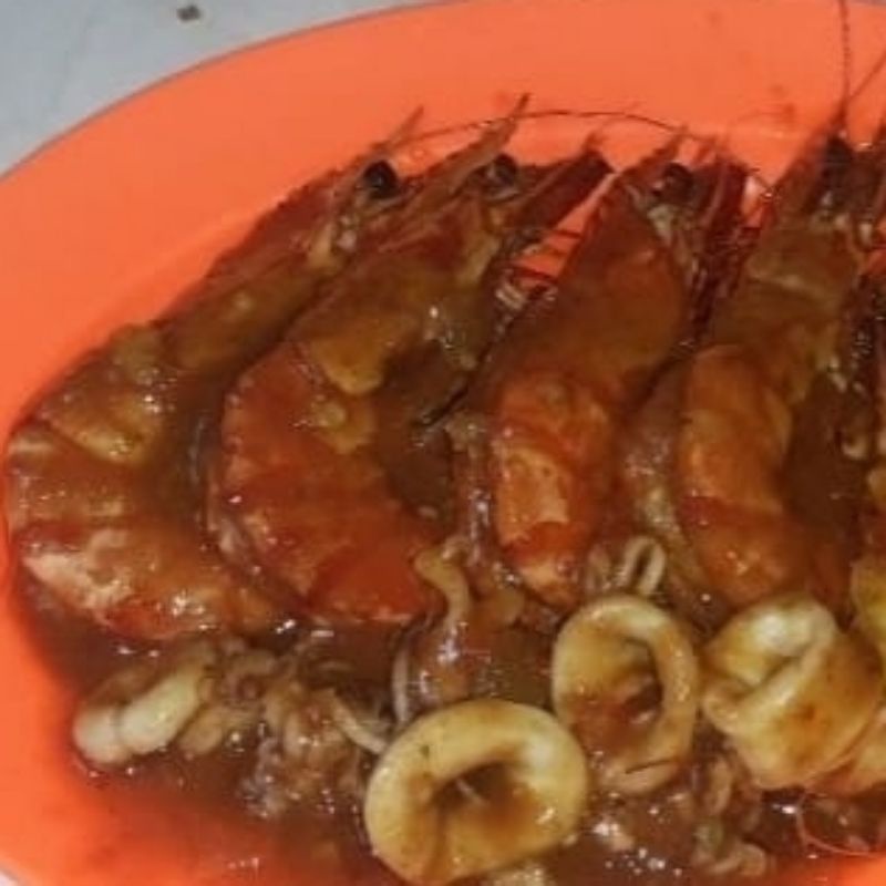 

seafood mix udang cumi porsi 2 orang