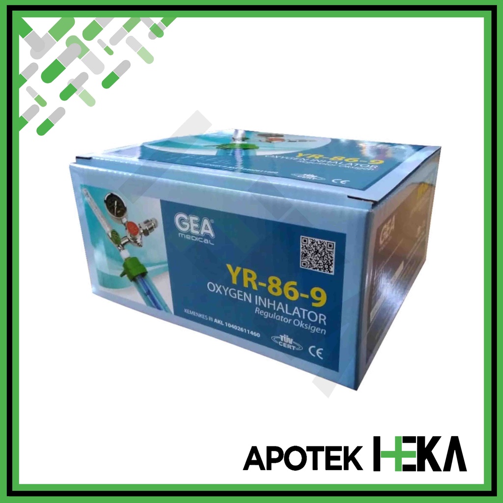 Oxygen Regulator GEA YR-86-9 - Regulator Tabung Oksigen