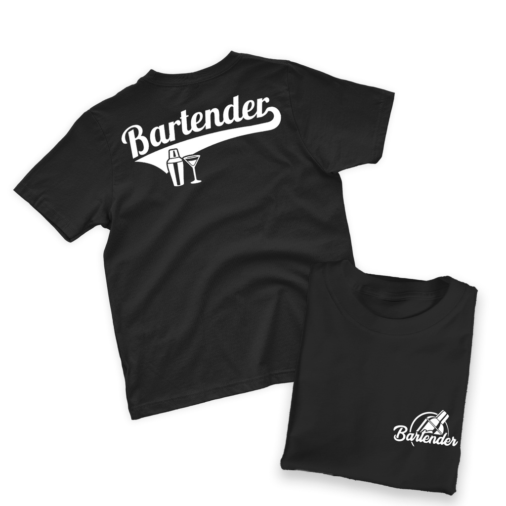 BARTENDER Tshirt kaos cotton combed 30s KAOS BARTENDER CLUB