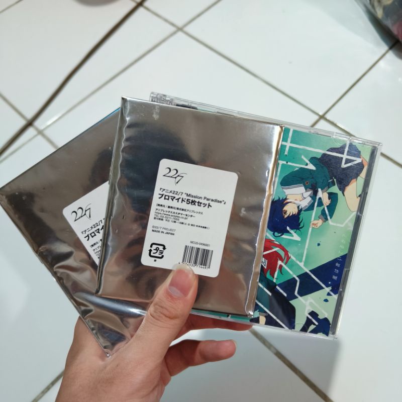 Bromide 22/7 Mission Paradise / Album 22/7 Kaze ga fuiteruka (CD+DVD, bonus Bromide)