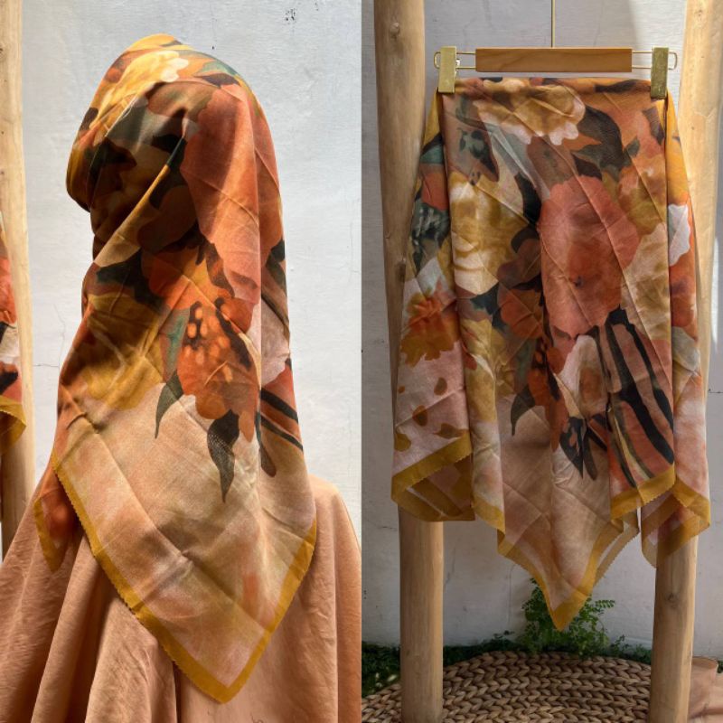 (2) SADEAN HIJAB DENAY SEGIEMPAT MOTIF/HIJAB VOAL MOTIF TERBARU TULISAN JORNEY SEGI4