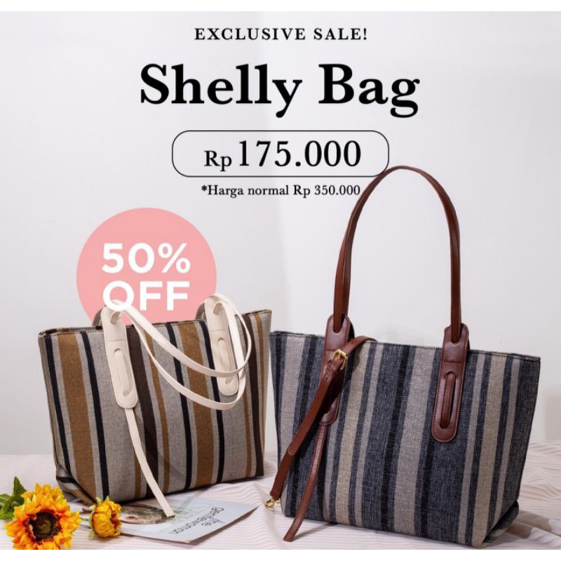 Shelly Bag Jims Honey Tas Selempang Besar Kerja Wanita