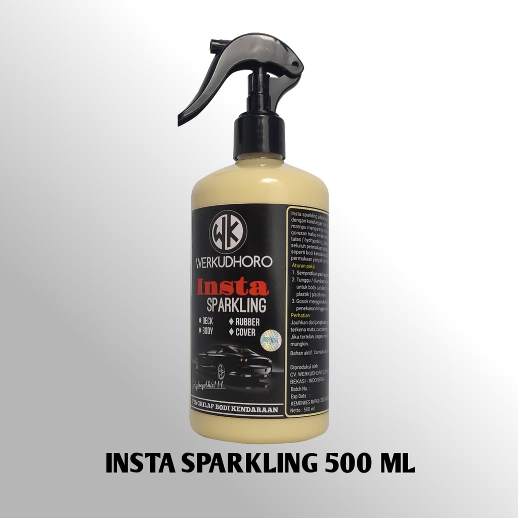 Pengkilap Body Motor / Mobil Insta Sparkling 100ml Dijamin Kinclong