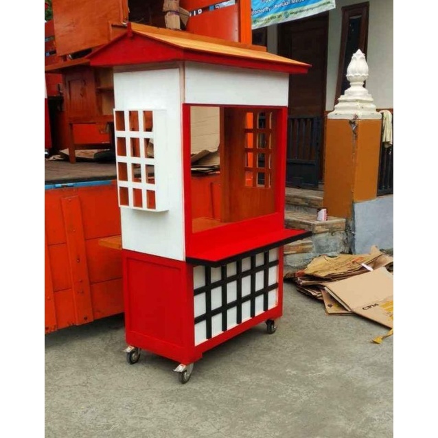 Jual Gerobak Booth Jepang Gerobak Es Coklat Shopee Indonesia