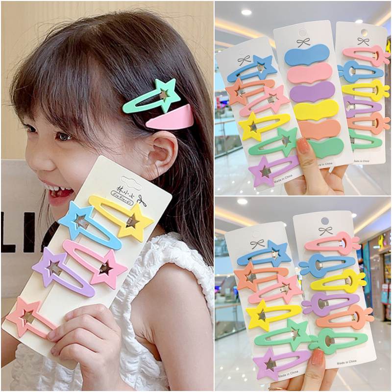 (ISI 4 - 6 PCS) Jepit Rambut Poni / Set Jepitan Anak Perempuan Aksesoris Hair Pin Gaya Korean Jepit Poni Babycinnamon