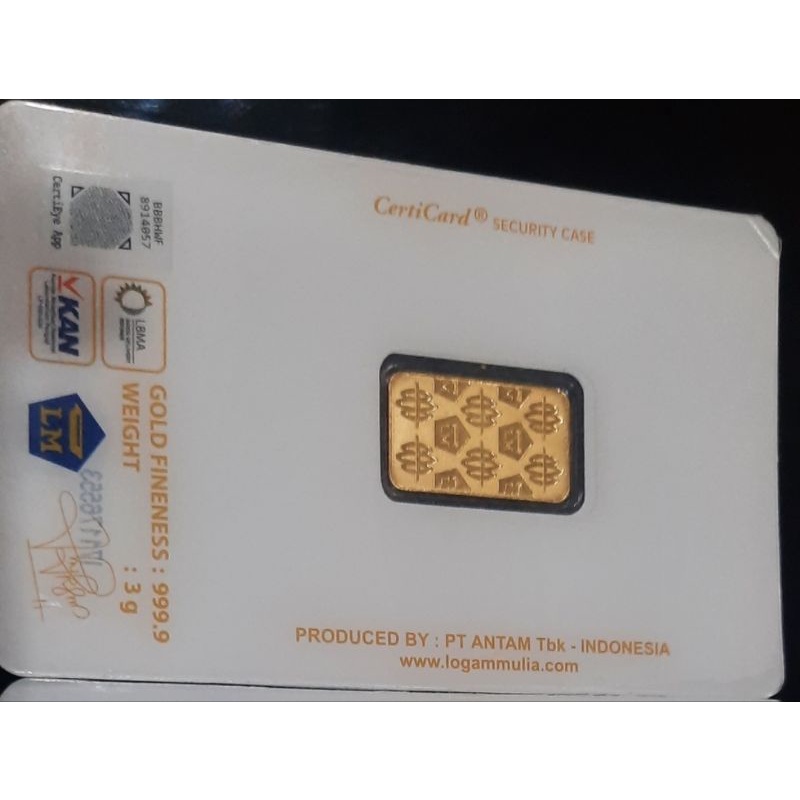 EmasAntam total 7Gram