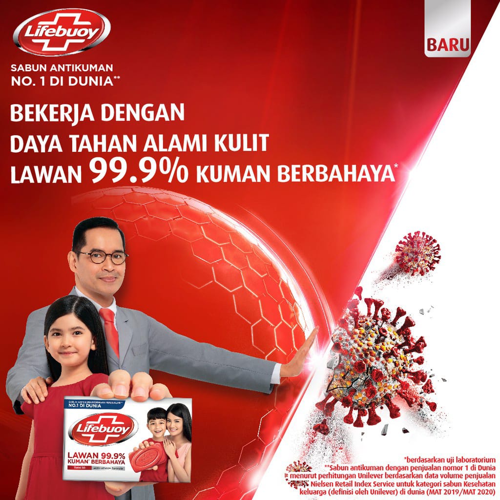 ARJUNA Lifebuoy Sabun Mandi Batang 70gr  Unilever KT2