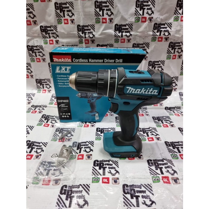 Mesin Bor Baterai Cordless Drill Makita 18V Dhp482Z Dhp 482Z #Original