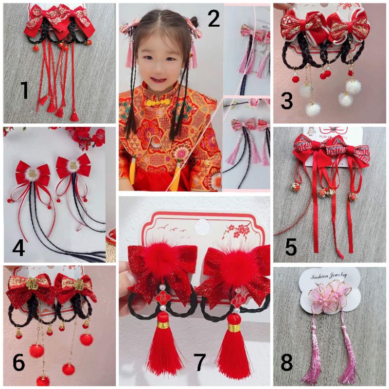 jepit rambut imlek anak perempuan import jepitan rambut imlek anak perempuan jepit rambut anak perem