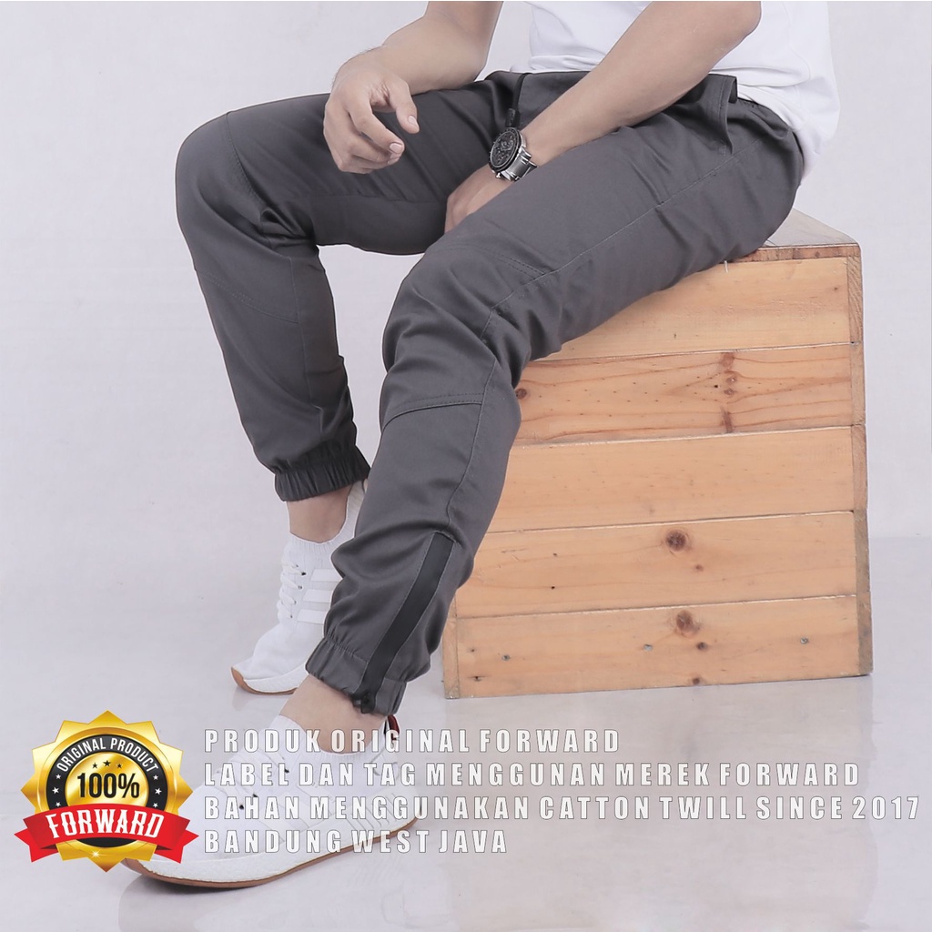 Celana cargo joger jogger panjang pria casual forward system Polos Sleting LNZ