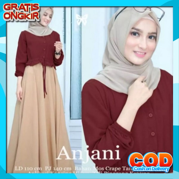 Dress Wanita Muslimah Syari Bsju Gamiz Idul Fitri Gmis Ibu2 Mewah Gamus Pesta Ghamis Lebaran 2023 Ga