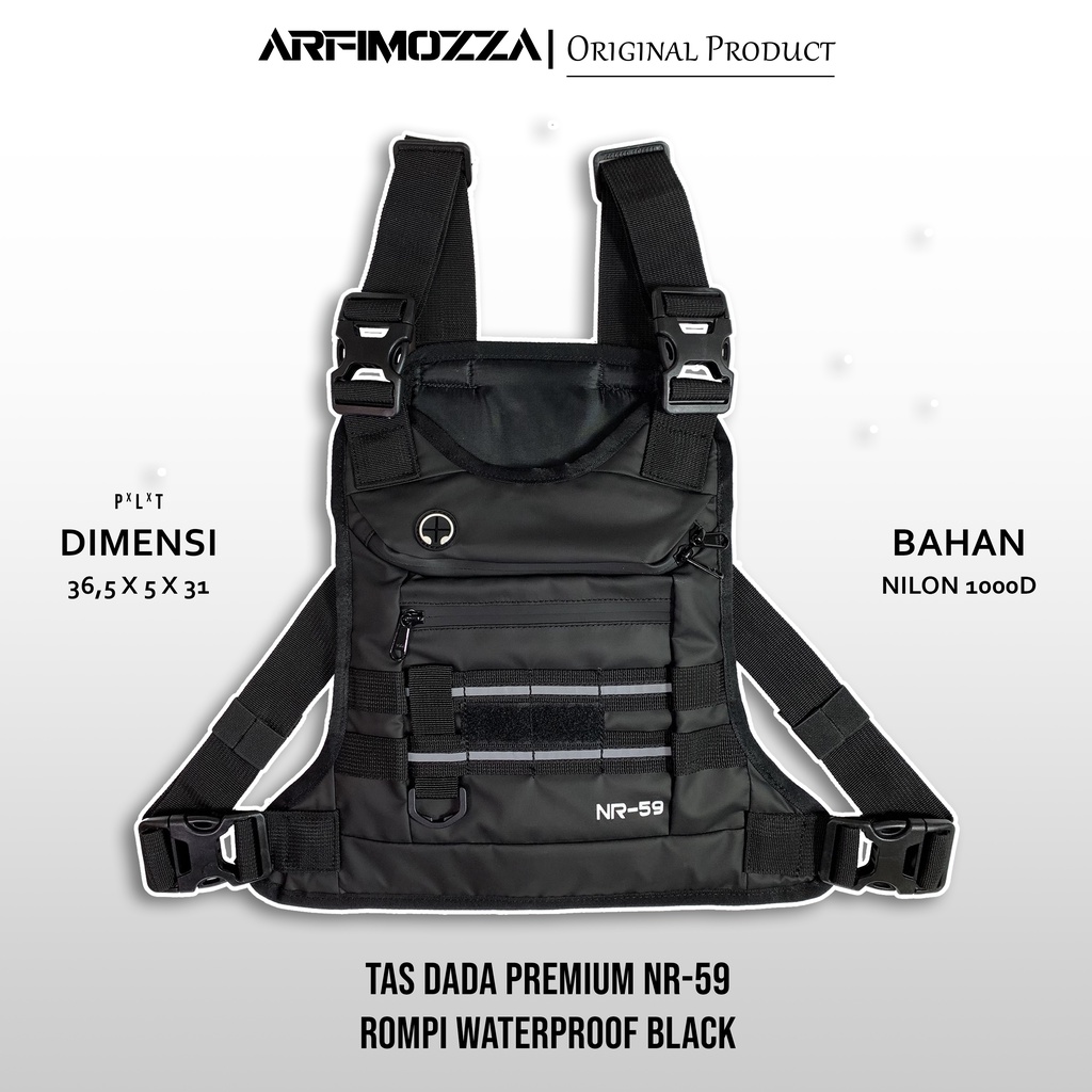 TAS DADA ROMPI PRIA ANTI AIR ORIGINAL NR-59 / TAS DADA TACTICAL PRIA ANTI AIR ORIGINAL NR-59 / CHEST BAG ORIGINAL NR-59 PREMIUM