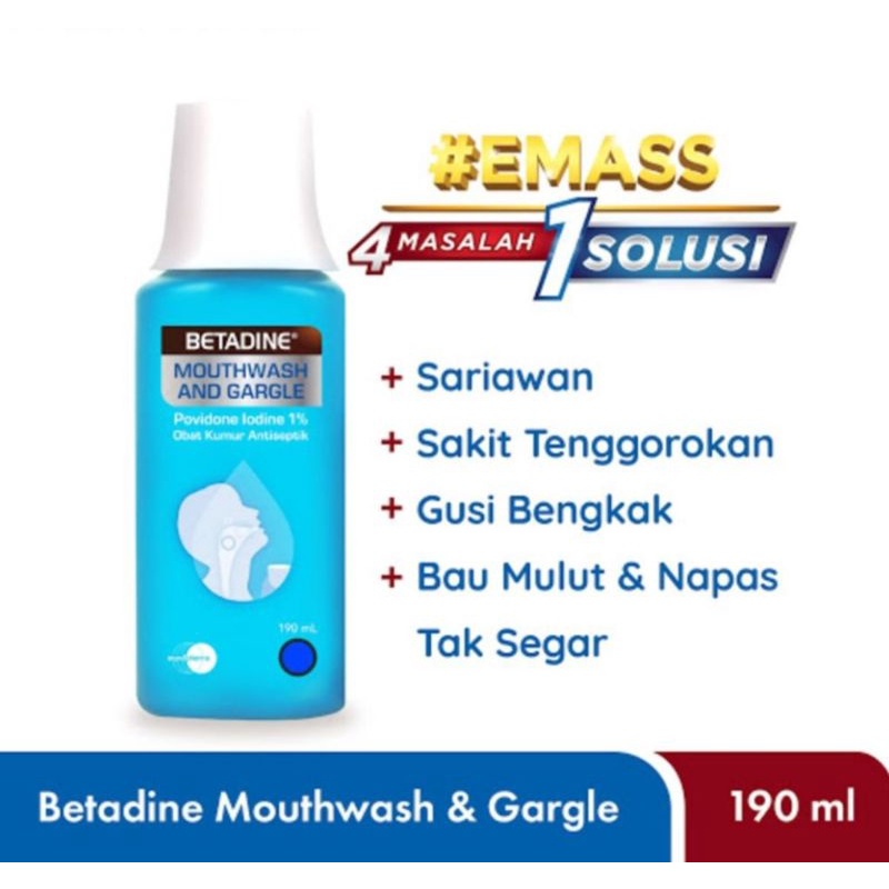 Betadin Kumur 190ml