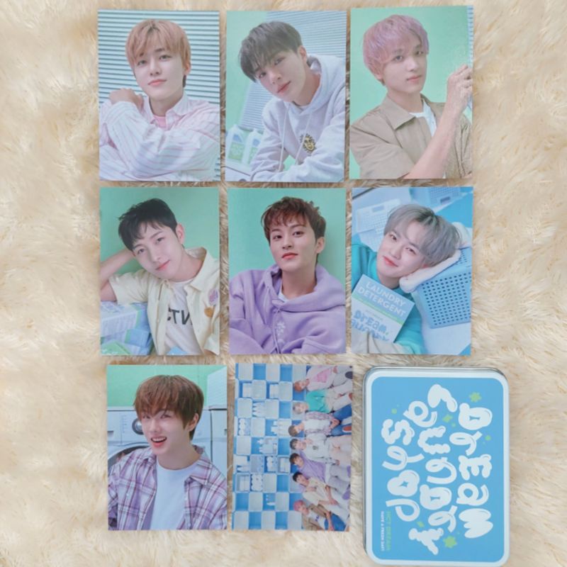 NCT DREAM LAUNDRY SHOP TIN CASE HAECHAN MARK RENJUN CHENLE JISUNG JAEMIN JENO PHOTOCARD PC