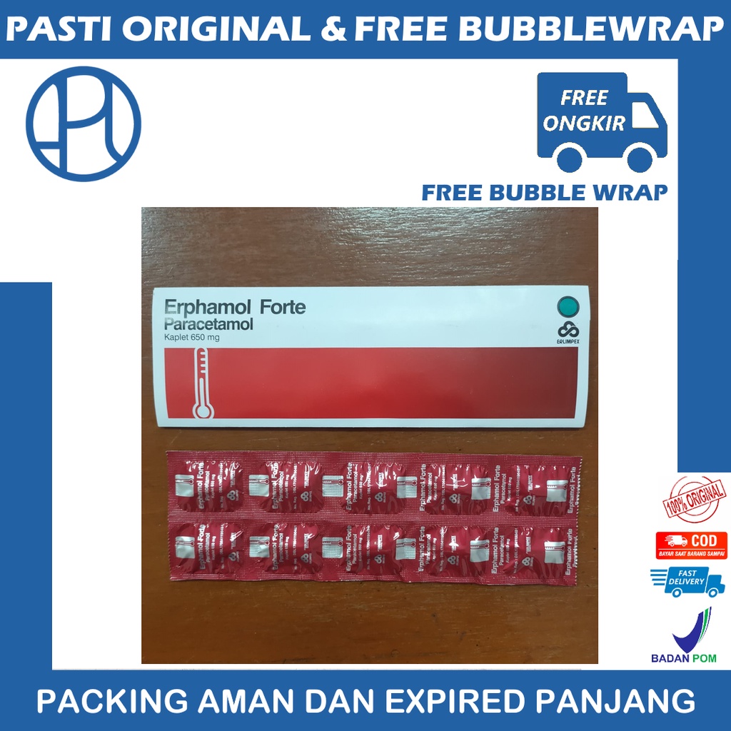 ERPHAMOL FORTE STRIP 10TAB