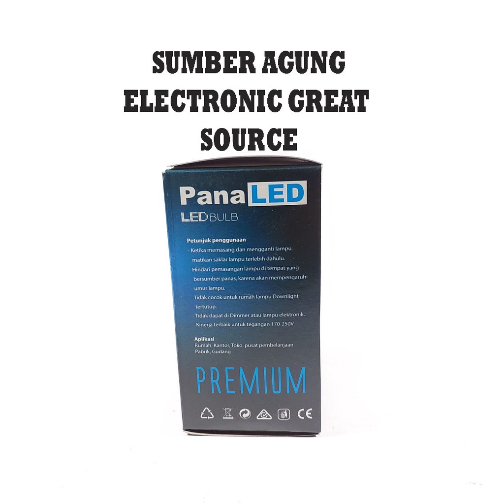 Lampu Panaled 15W Pana LED Lebih Terang 170V hingga 250V 1200LM