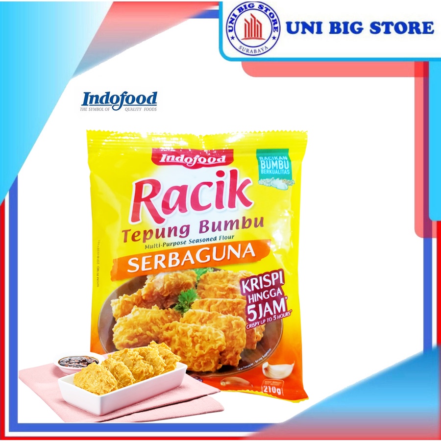

Indofood Racik Tepung Bumbu Serbaguna 210 gr