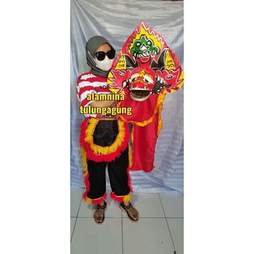 setelan kaos reog Ponorogo barongan Embong satu paket