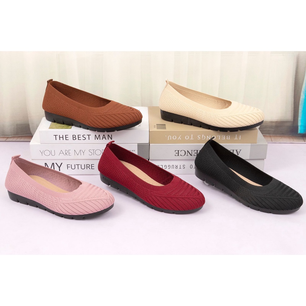 Sepatu Flat Shoes Wanita Import QP-A19 Premium Quality