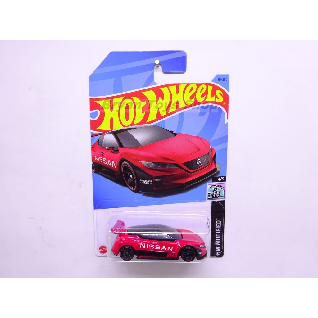 Hot Wheels Nissan Leaf Nismo RC_02 Merah Nissan