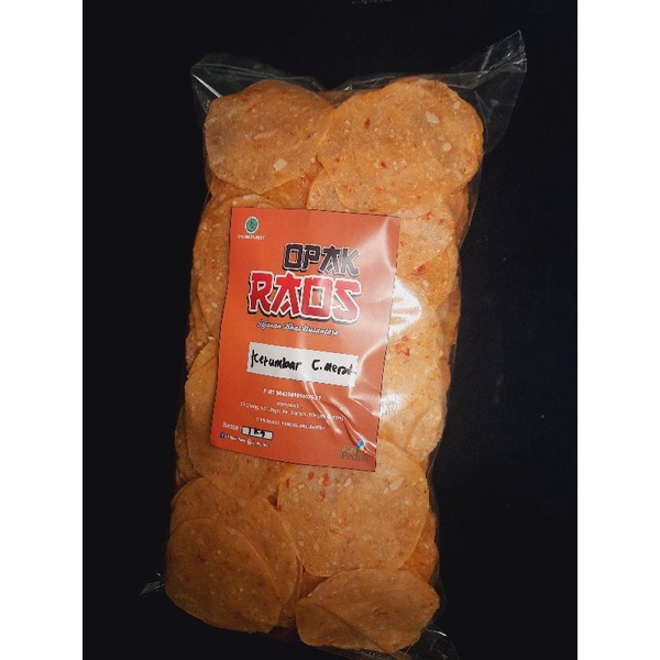 

1 kg Singkong Opak Cabe Merah ketumbar