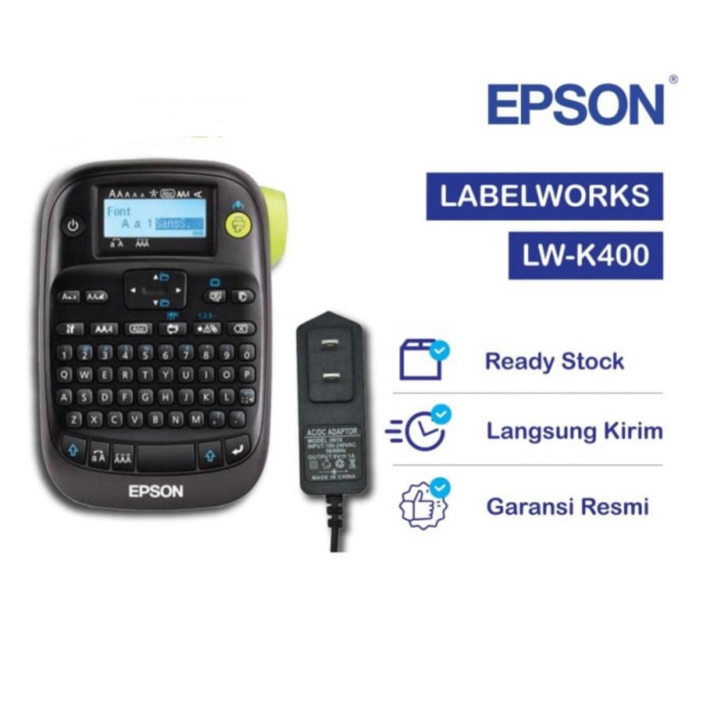 PRINTER EPSON LABEL WORKS LW-K400 / LABEL LWK 400 - RESMI