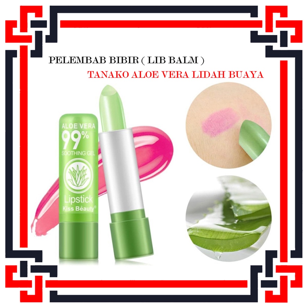 LS Lip Balm ALOEVERA Lipbalm Pelembab Bibir Original 100% Lipstick Gel