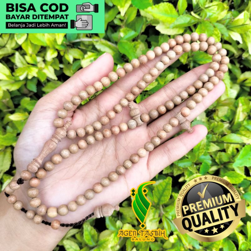 Tasbih Kayu Bidara Arab Size 6mm asli original