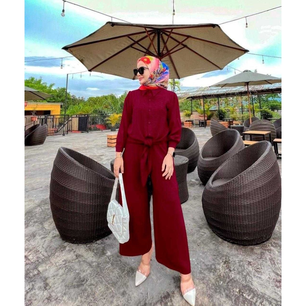 Setelan Wannita Brukat Terbaru 2023mewah Kekinian Gamis Pesta Brokat Tile Remaja Dress Kondangan Wan