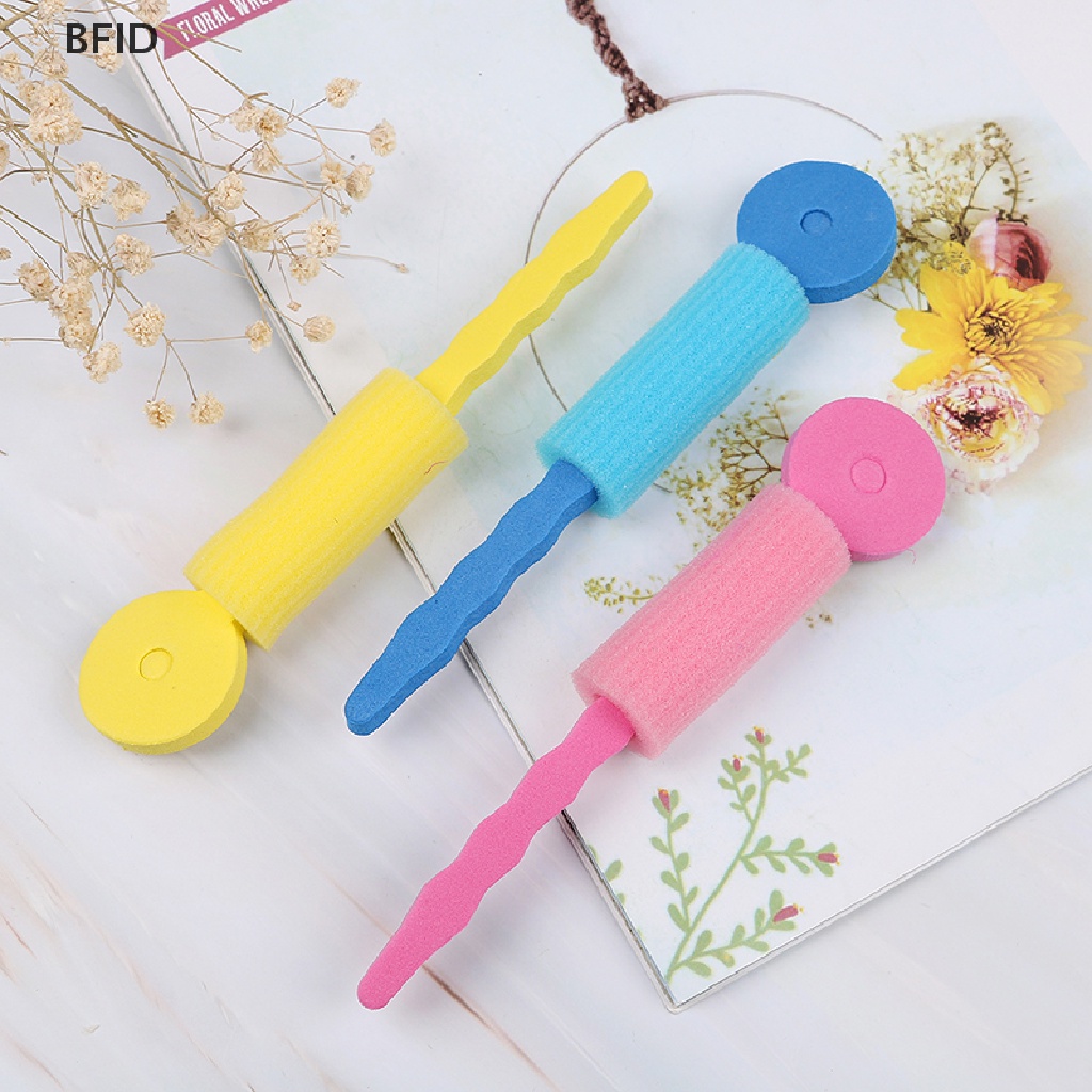 [BFID] 3pcs Spons Busa Lembut DIY styling hair rollers Batang Fleksibel hairstyling curler [ID]