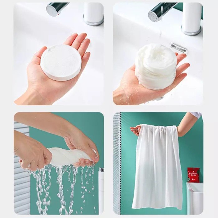 Handuk Permen Handuk Terkompresi Travel Towel Handuk Wajah Sekali Pakai