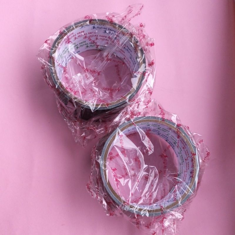 Lakban kain Hitam Goal Tape 2 inch Tipis/ Lakban Cloth Tape Davis 2" × 3 M