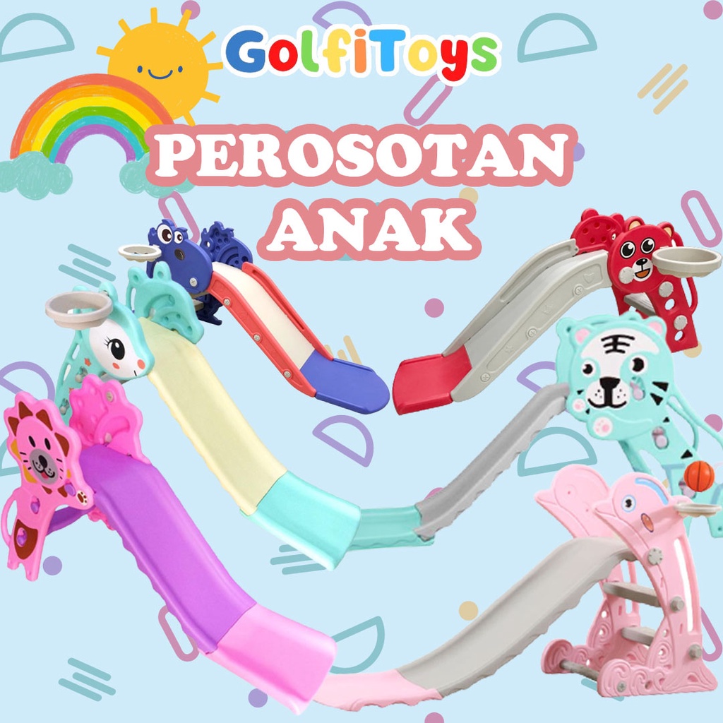 ⭐BISA COD⭐ Mainan Anak Perosotan Dino / Mainan Perosotan / Perosotan Anak / Persotoan Mainan / Peros