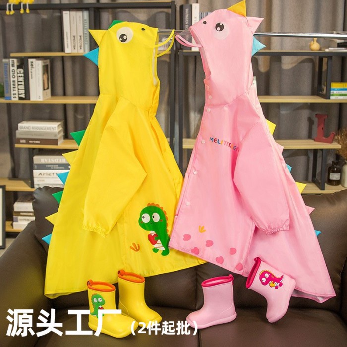 Jashujan Jas Hujan Dino Anak/ Raincoat Dino Anak/ Kids Raincoat Dino