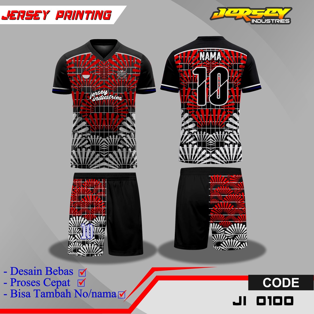 Baju Jersey Team Bola, Kaos Jersey Team Sepak Bola - Bisa CUstom Desain Request, Bisa Request Nama N