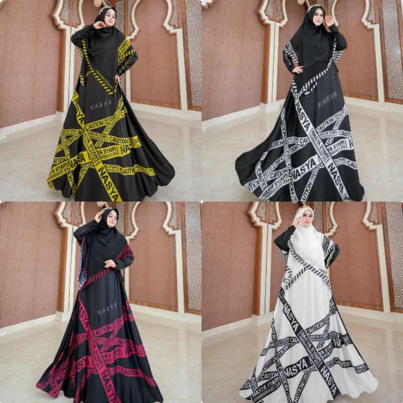 gamis zikra syari nasya fashion