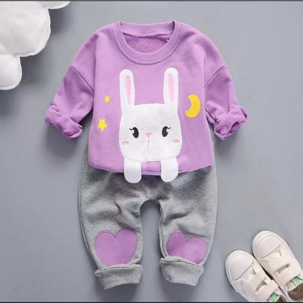 SETELAN BAJU ANAK KEKINIIAN 1-5 TAHUN TERBARU-0988