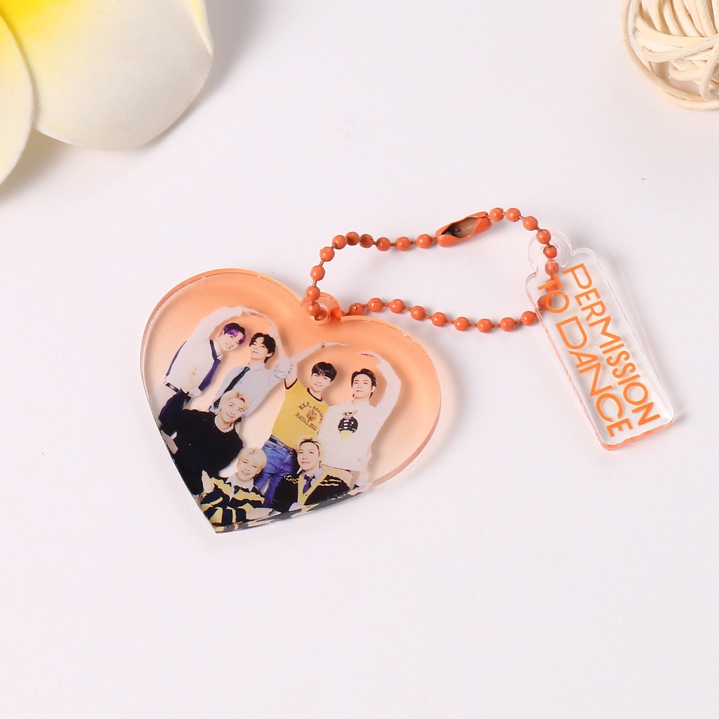 Kpop Bangtan Boys black pink Aespa Enhypen Txt Straykids Twice NCT Gradient Chain Keychains Pendant Jisoo Jennie Rose Lisa Blink BP