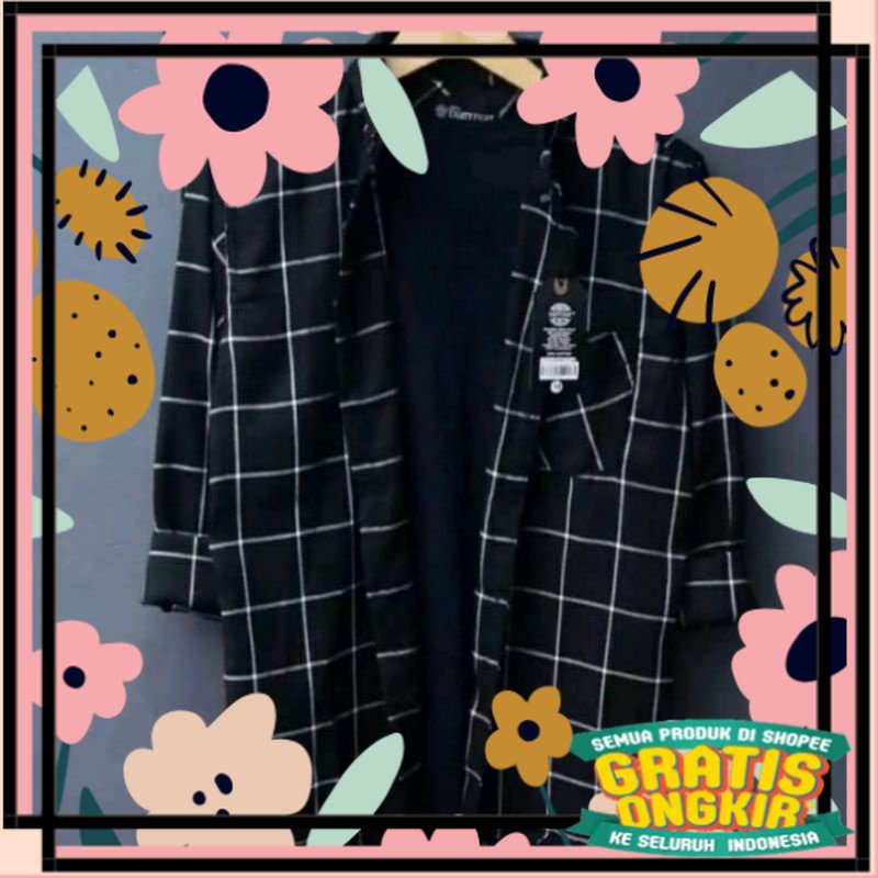 Merah muda pink abu kuning marun maron / Kemeja Flanel Lengan Panjang Pria Import Distro Hem Baju At