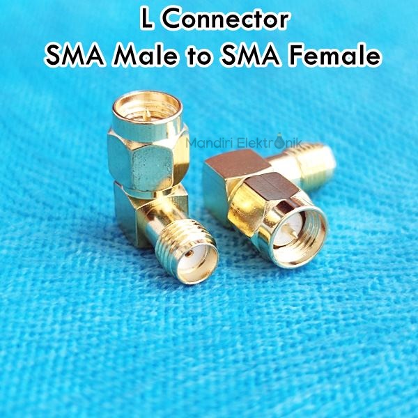 Konektor Adapter L SMA Male to SMA Female