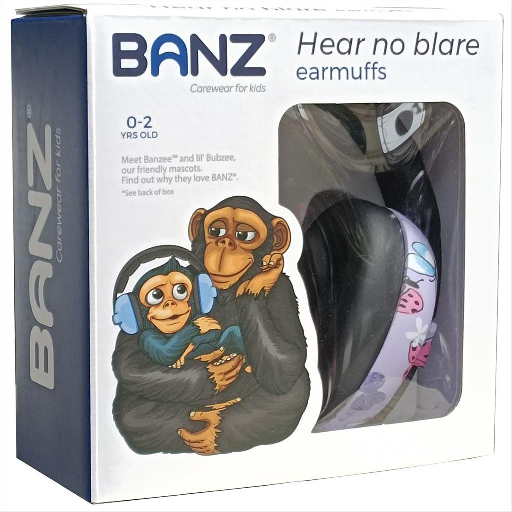 BANZ Baby Earmuffs Butterfly 0 - 2 years Penutup Telinga Bayi