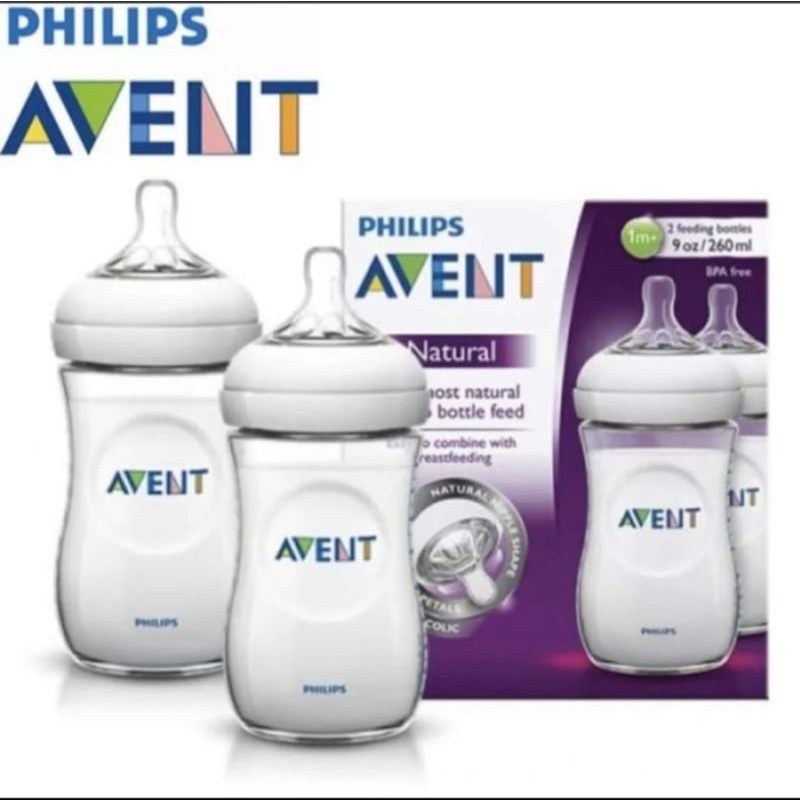 Philip's Avent Botol Natural  260ml twin pack