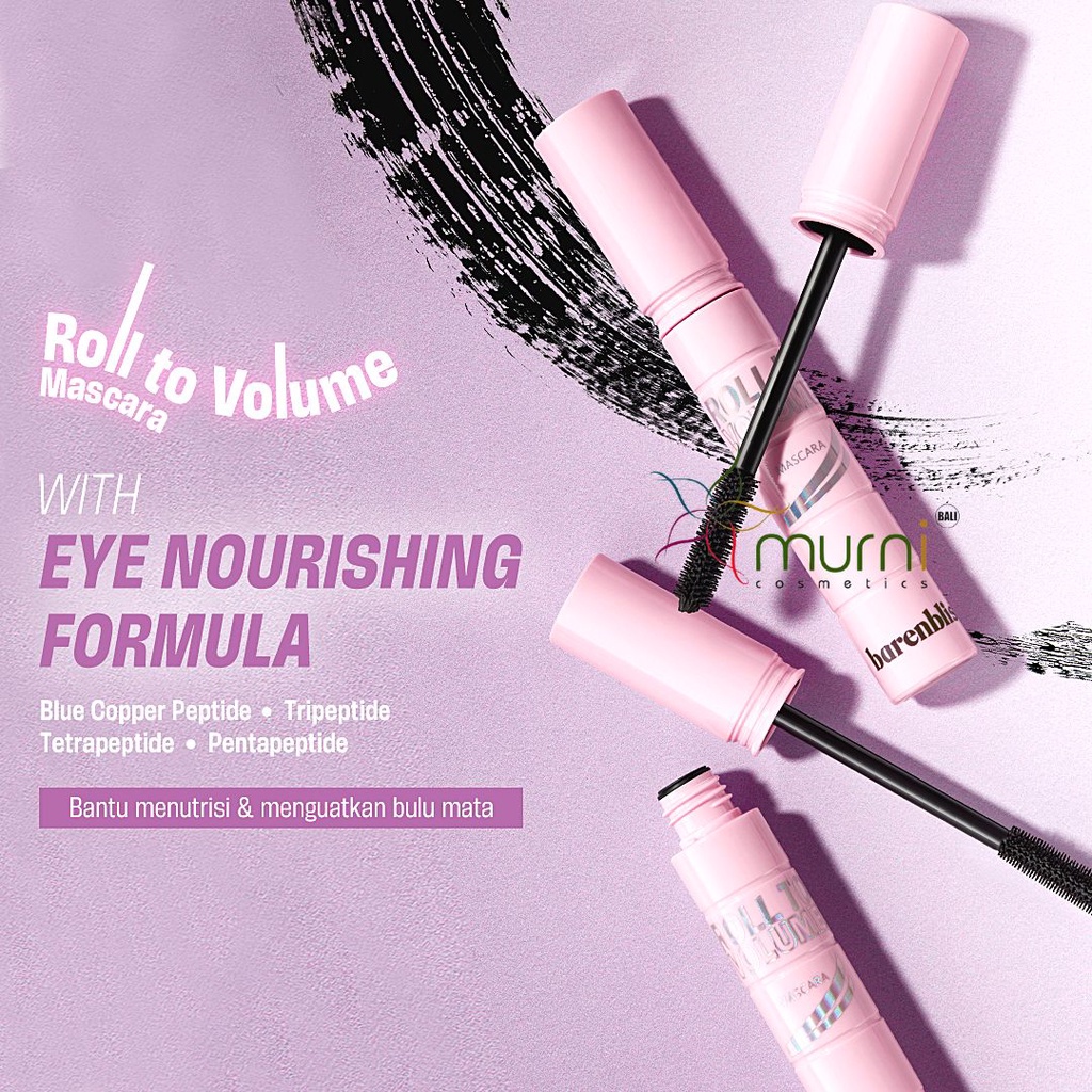 BARENBLISS ROLL TO VOLUME MASCARA 8GR - BLACK