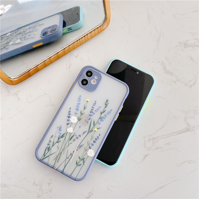 PRINTING HYBRID flower 3 case realme c21y c25y c1 c2