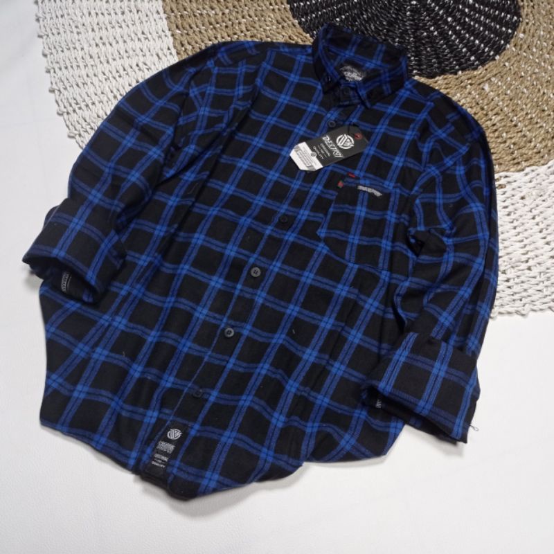 Kemeja Flanel Pria Lengan Panjang Baju Flanel Cowok