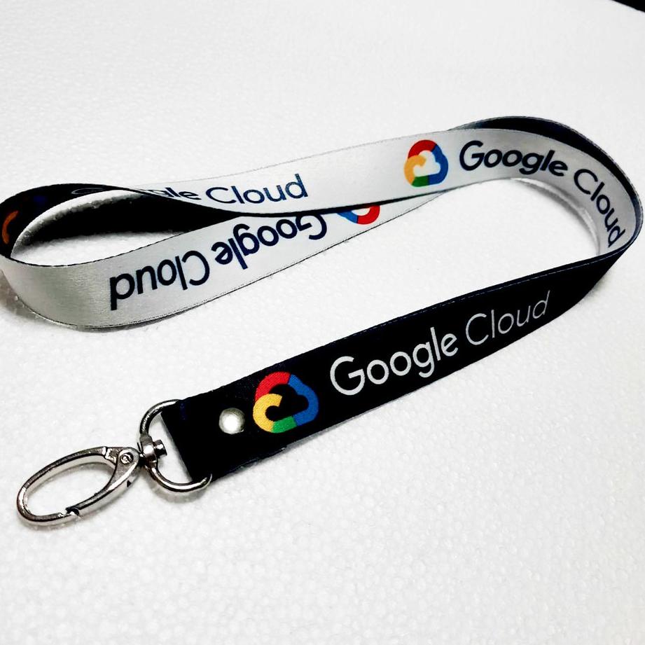 

ホ Lanyard printing gantungan ID card Google Cloud Special