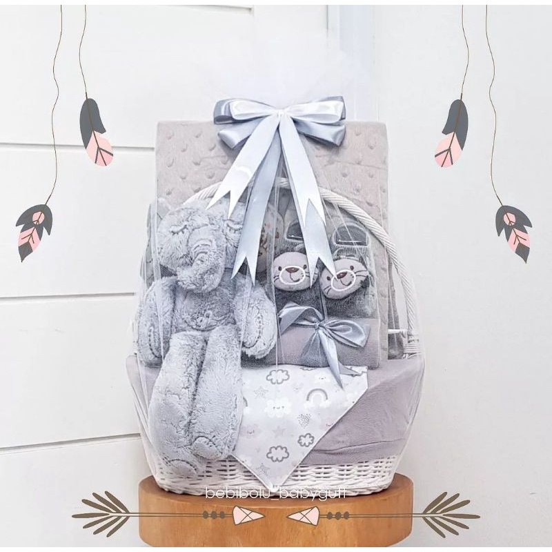 Bebibolu Monochrome Series Newborn Hampers Baby Gift Parsel bayi